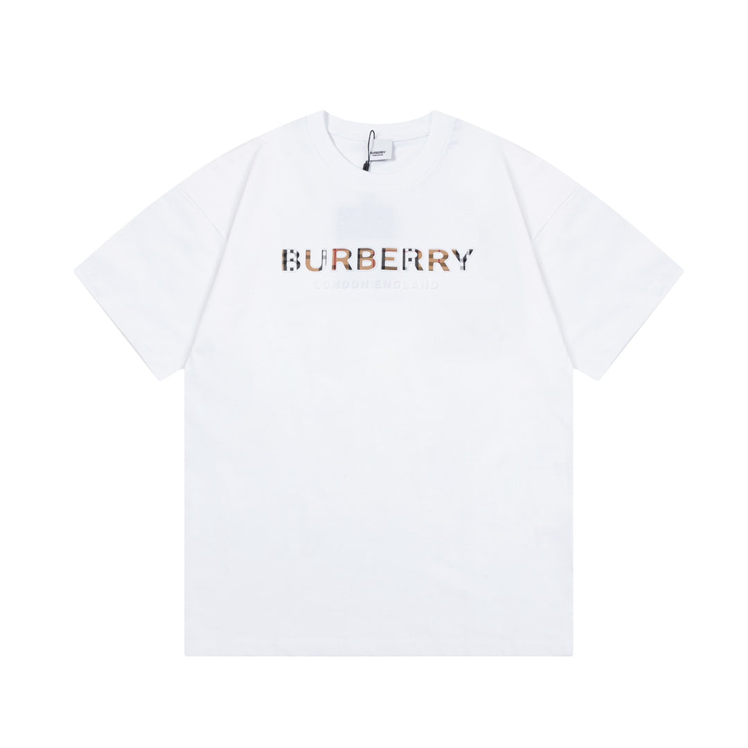 B's Embossed letters printed big logo T-shirt