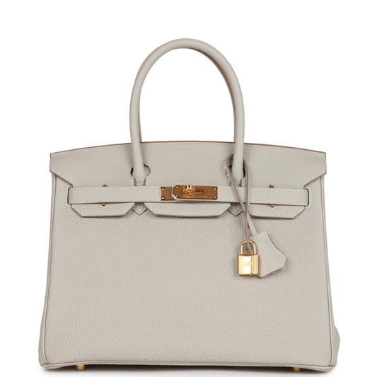 HE&ME Birkin 30 Gris Perle Togo Gold Hardware