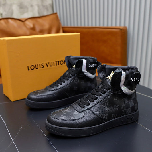 Winter new Italian imported cow leather upper sheepskin lined sneakers