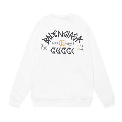 Joint Embroidered Print Sweatshirt