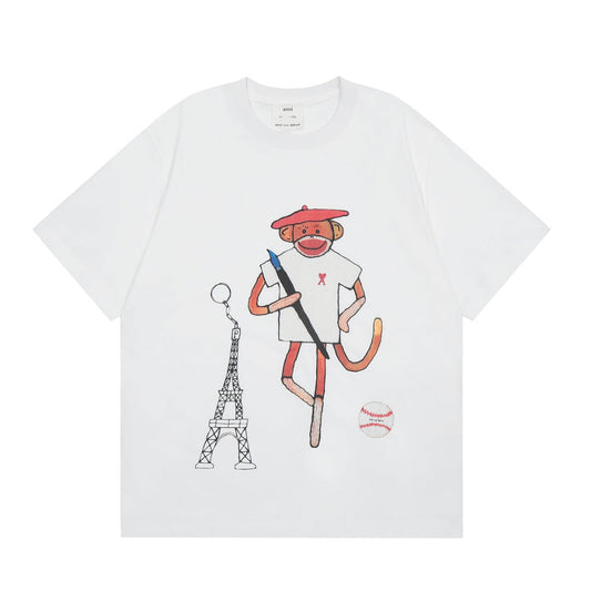 Cartoon monkey T-shirt