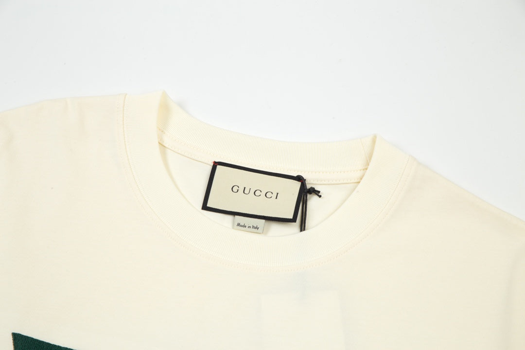 G's embroidered logo Classic style fashion T-shirt