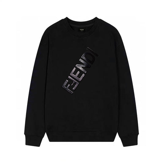 BLACK Print Sweatshirt
