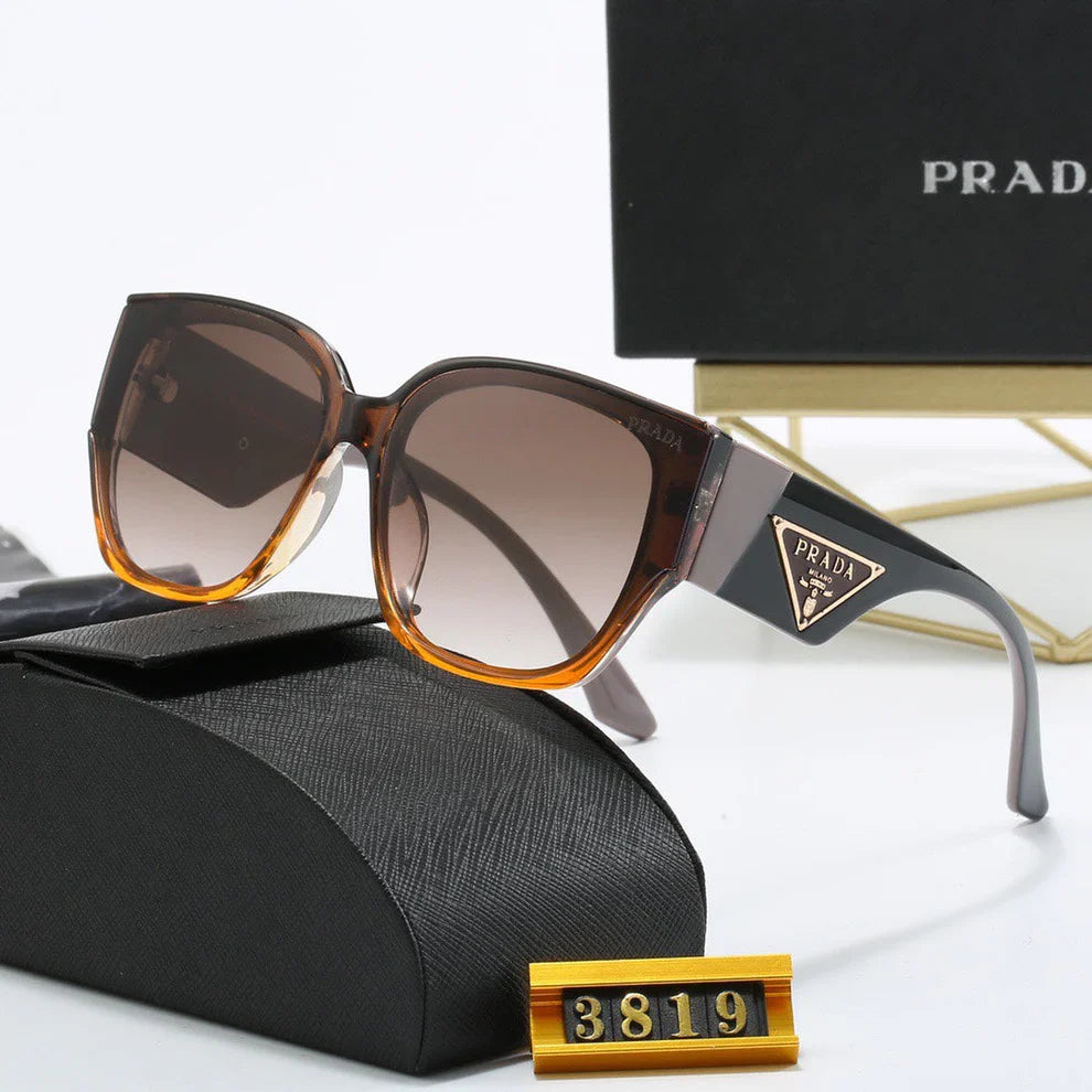 Thick Frame Retro Sunglasses  3819