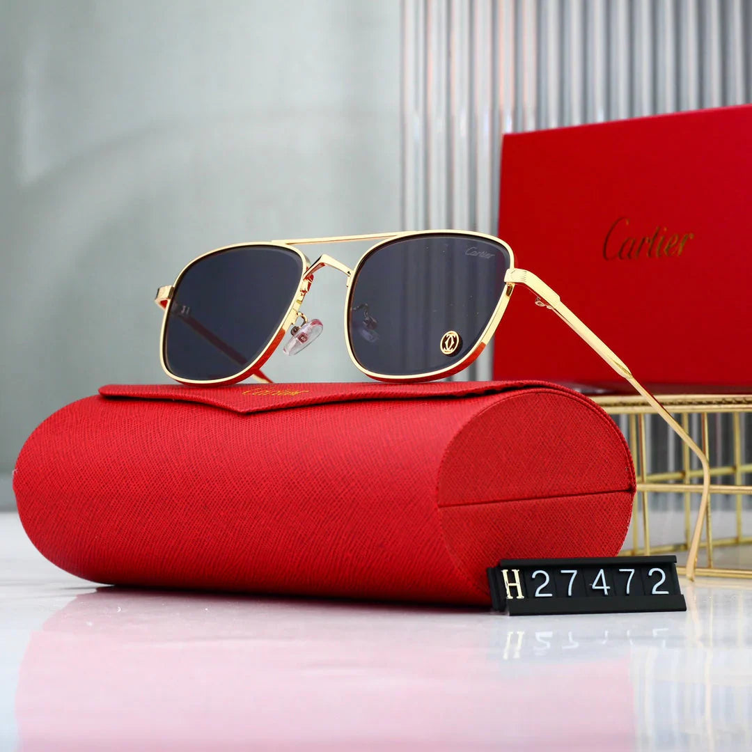 Golden Frame Sunglasses H27472