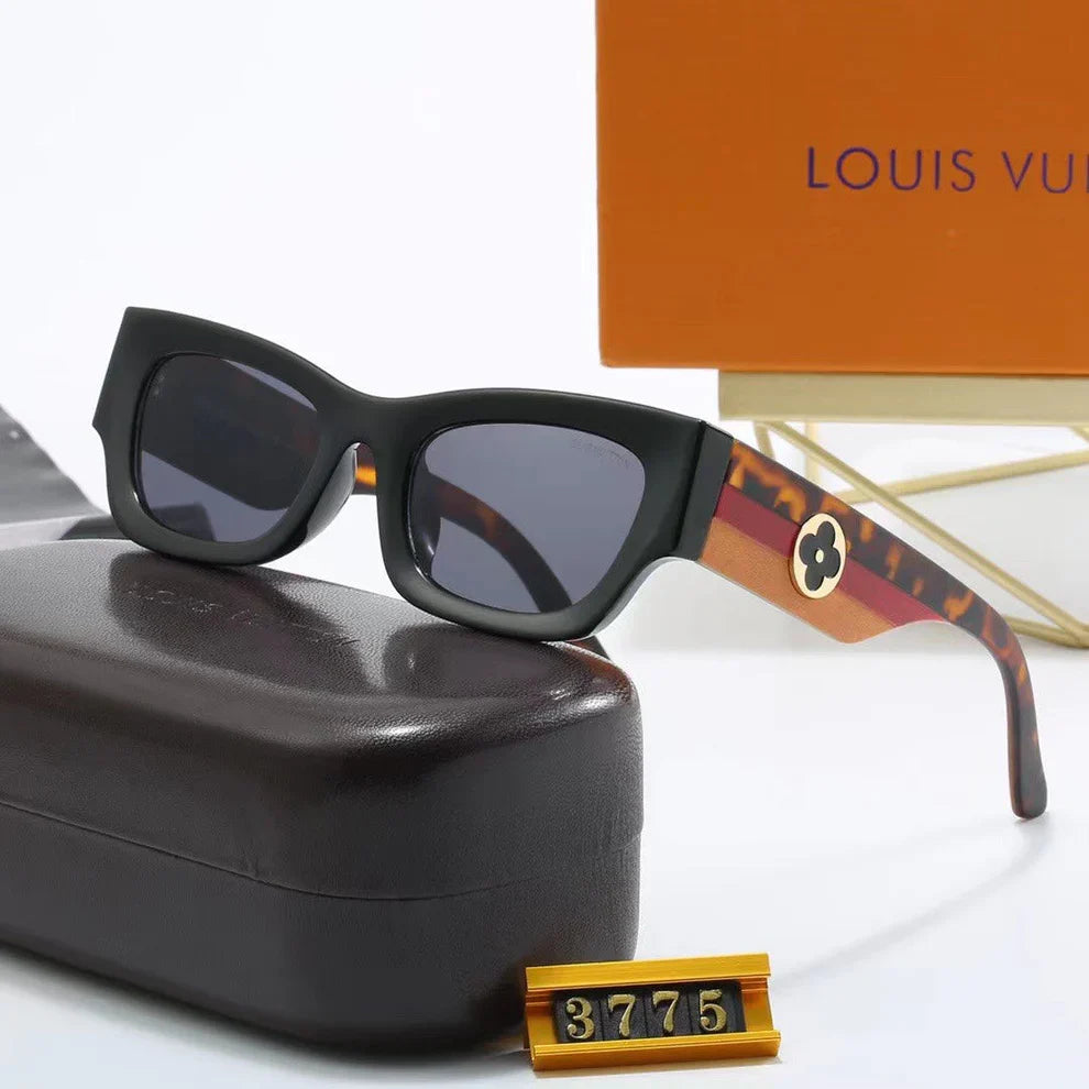 Amber Frame Retro Sunglasses 3775