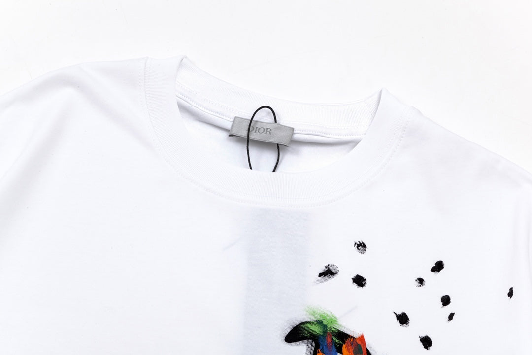 G‘s Inkjet color letter logo T-shirt’