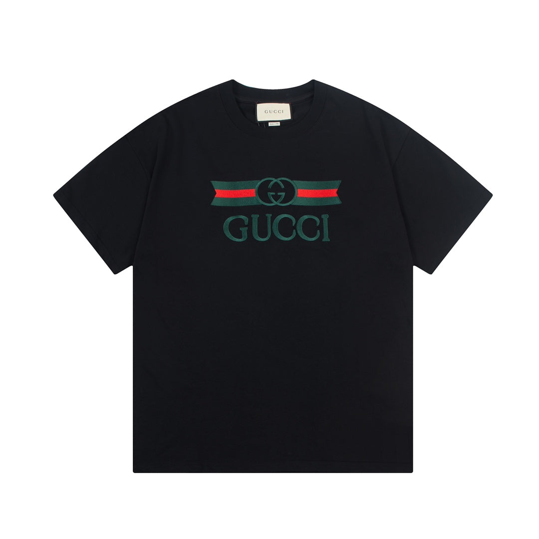 G's embroidered logo Classic style fashion T-shirt