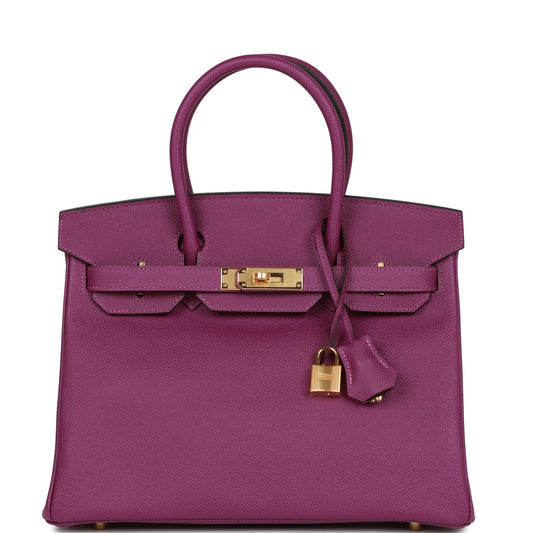 HE&ME Birkin 30 Anemone Epsom Gold Hardware