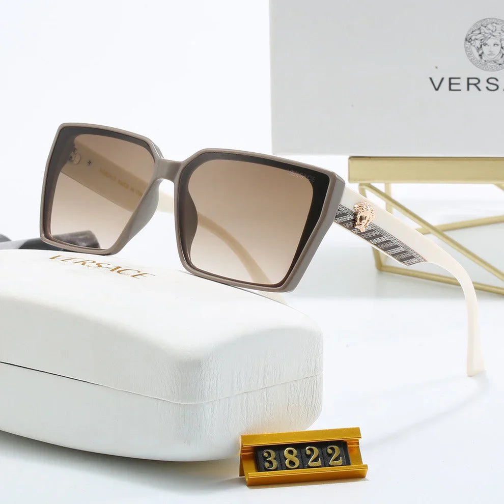 Square Frame Retro Sunglasses  3822