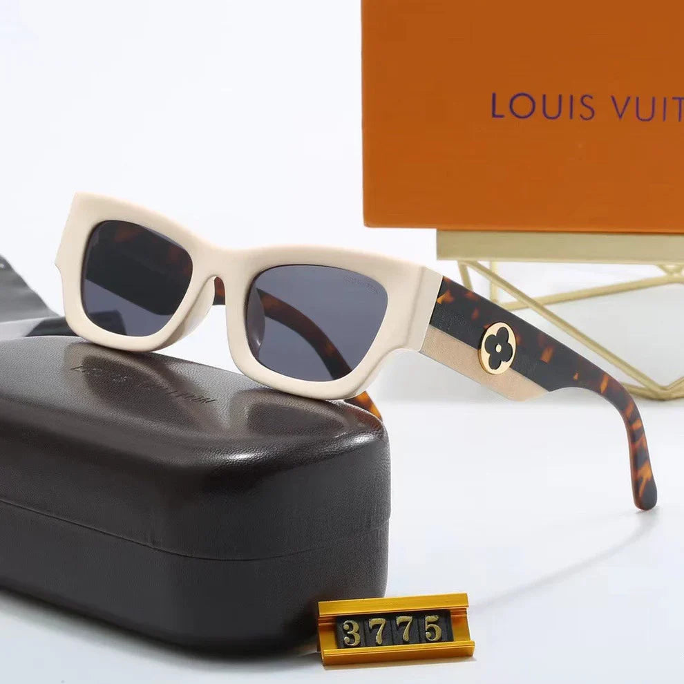 Amber Frame Retro Sunglasses 3775