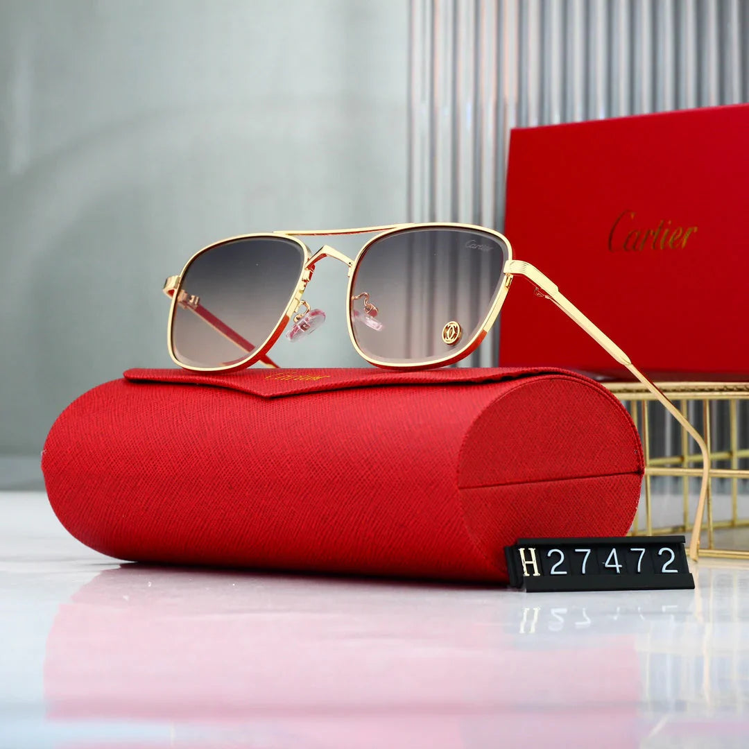 Golden Frame Sunglasses H27472