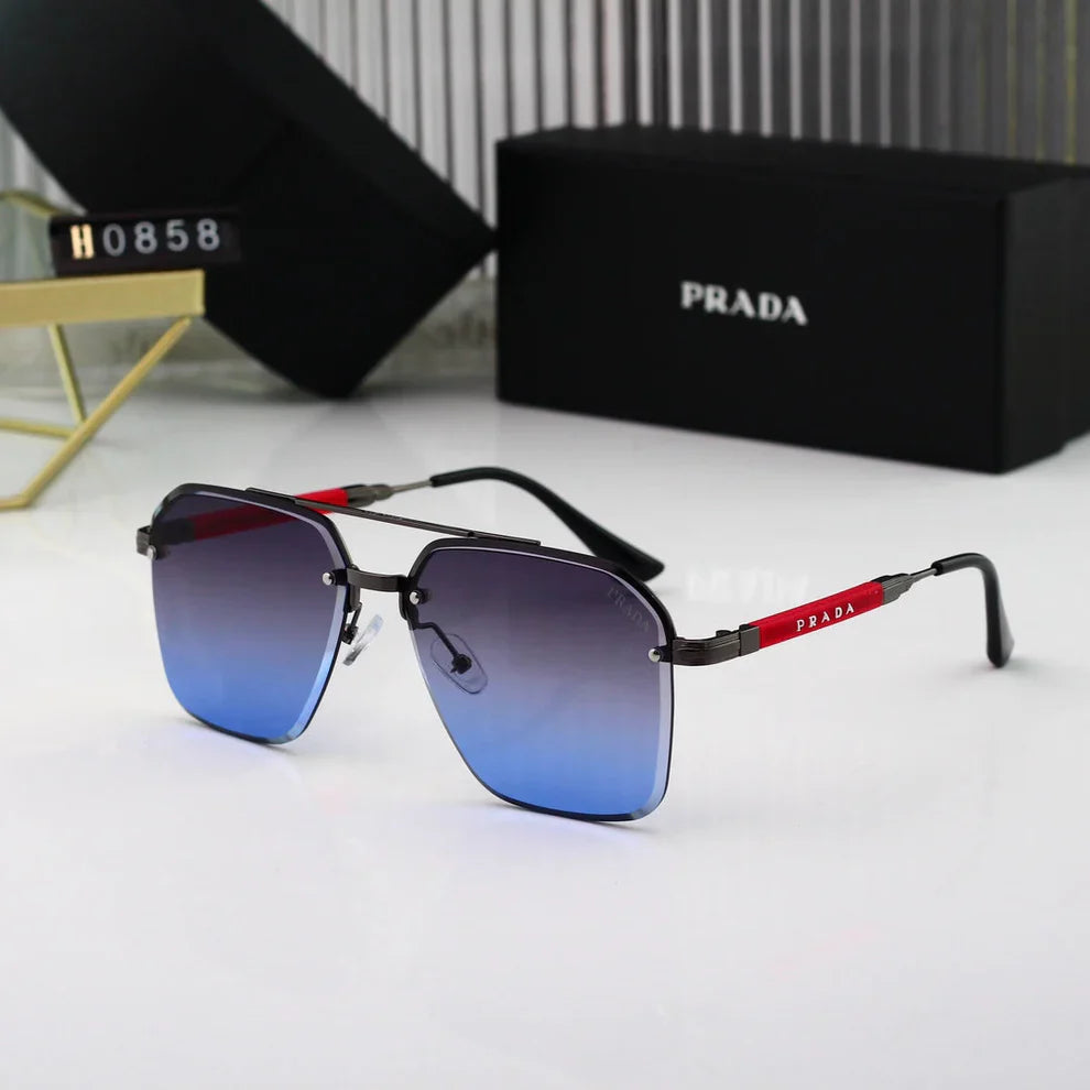 Gold Thin Frame Sunglasses  H0858