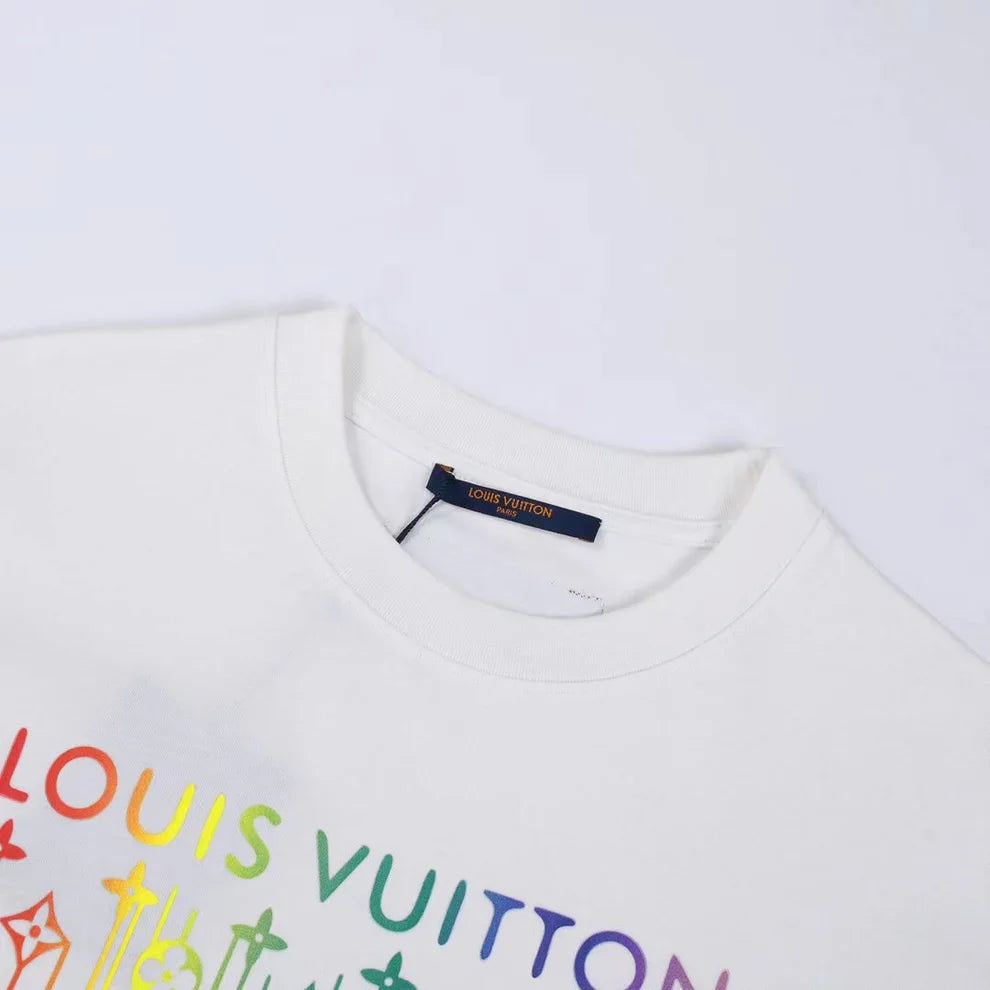 L's Colorful Trailing printed T-shirt