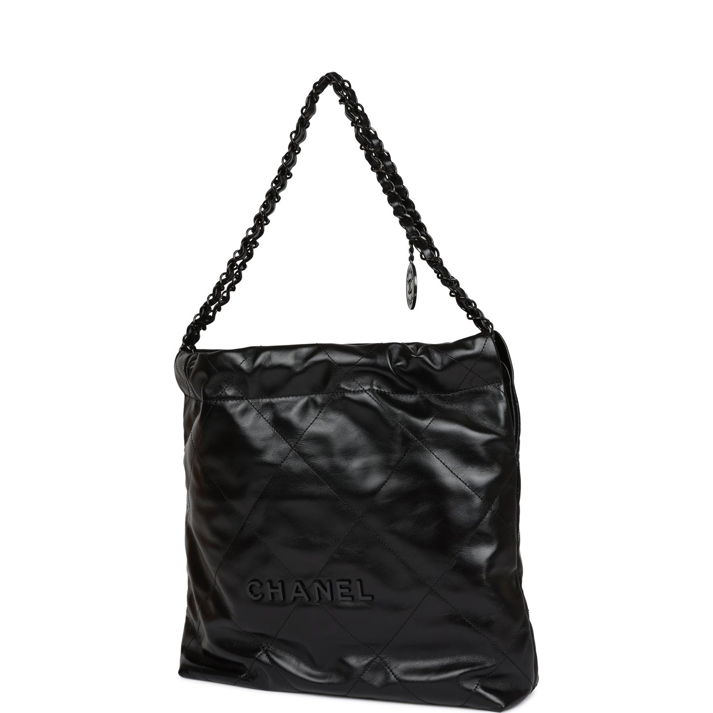 Small  Bag Black Black Hardware