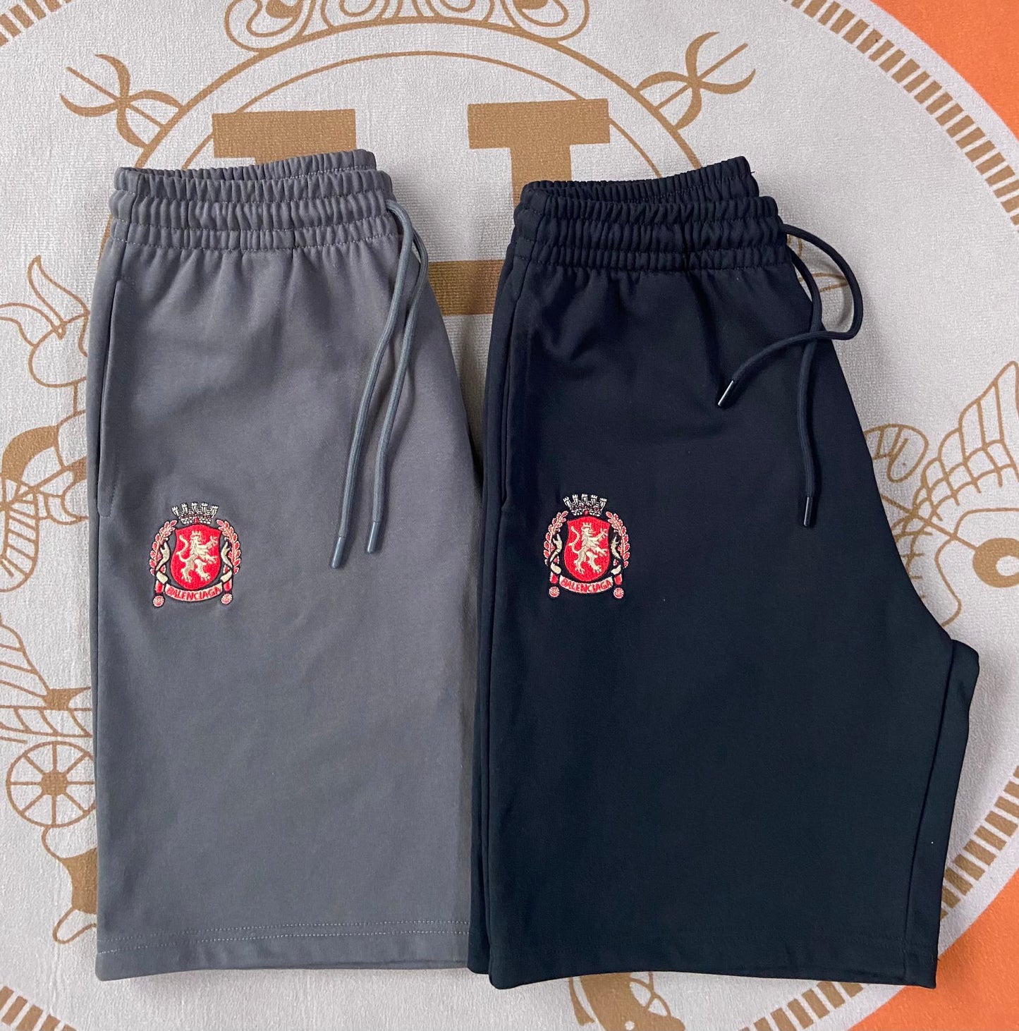 A's Cotton embroidered craft shorts