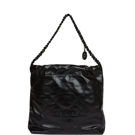 Small  Bag Black Black Hardware