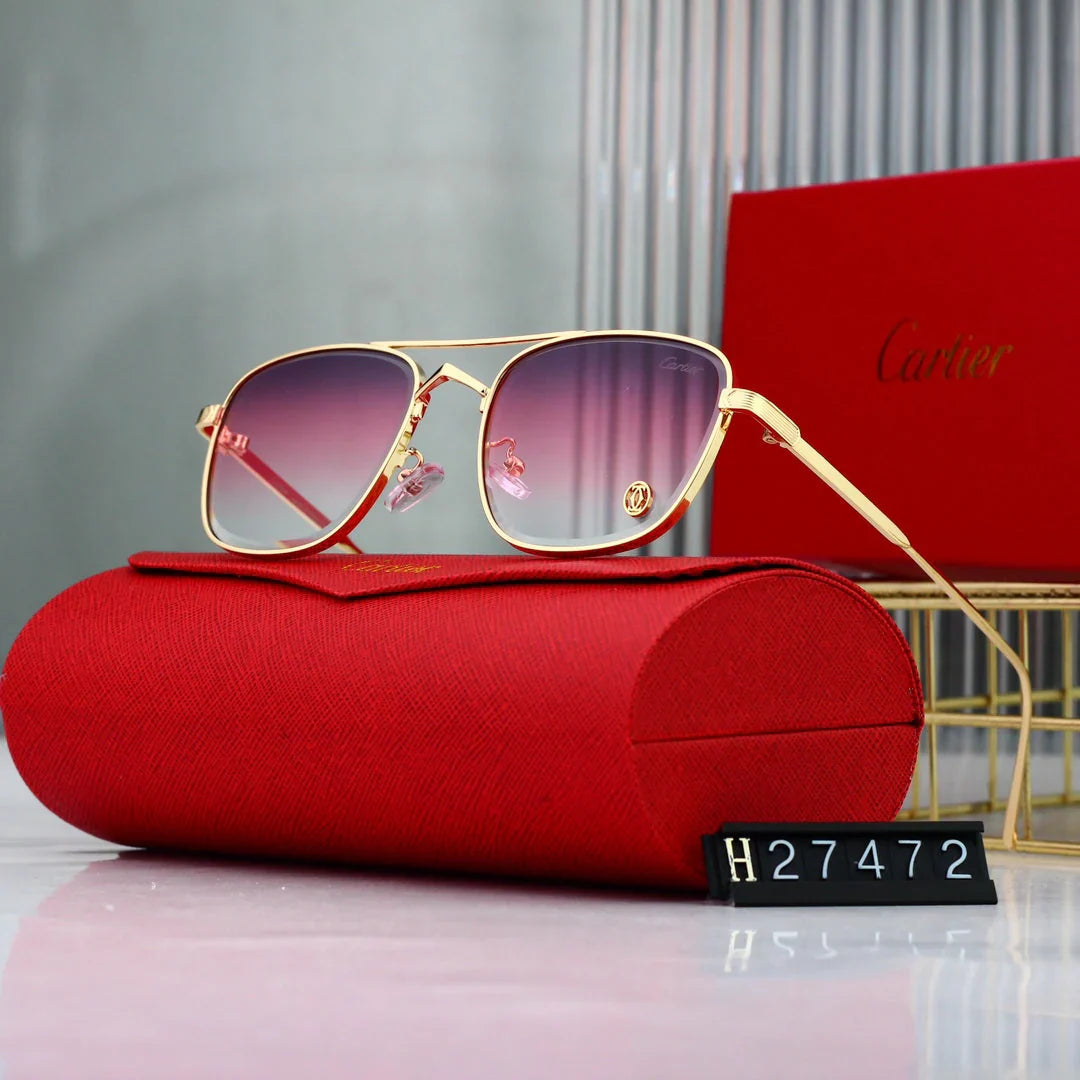 Golden Frame Sunglasses H27472