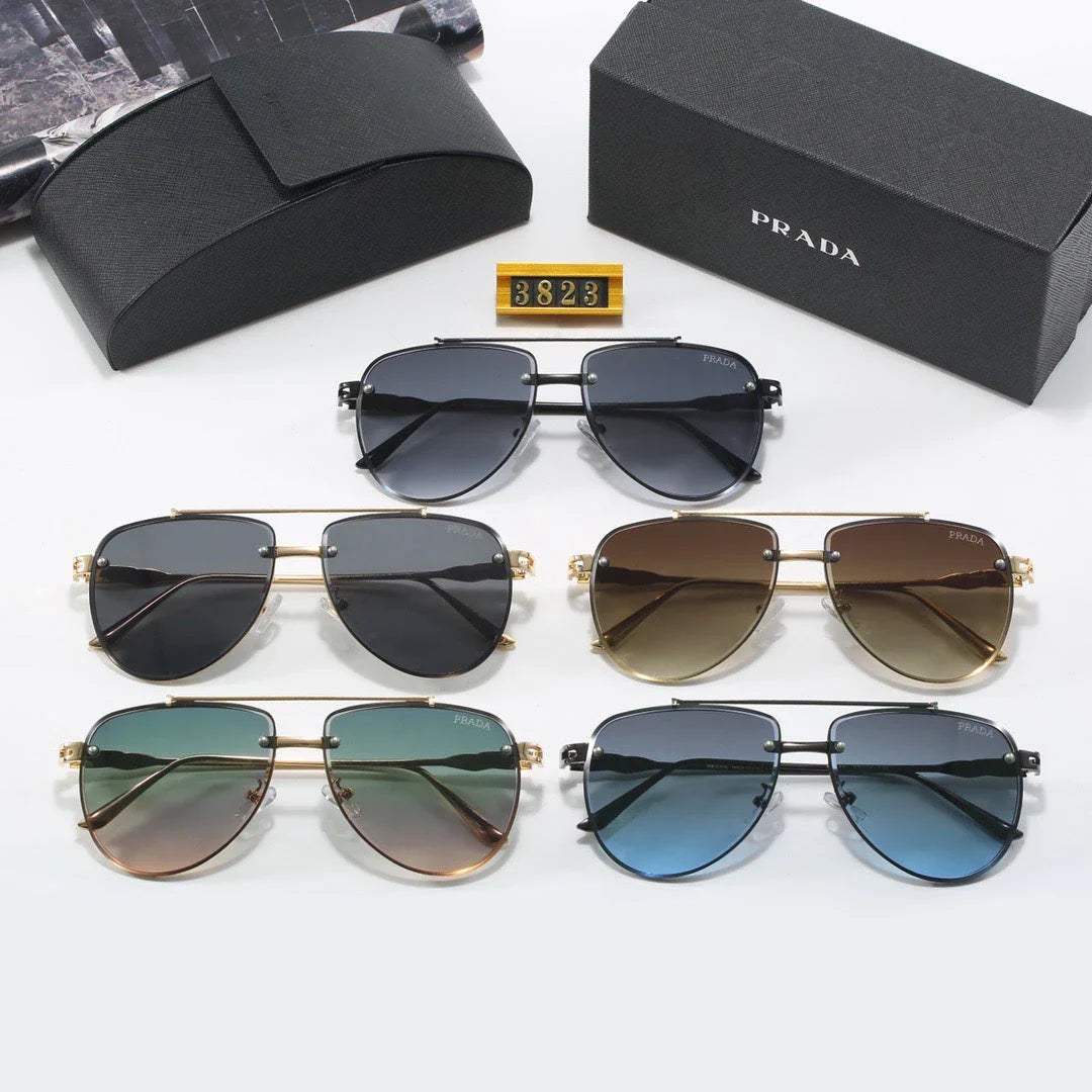 Square Round Sunglasses 3823