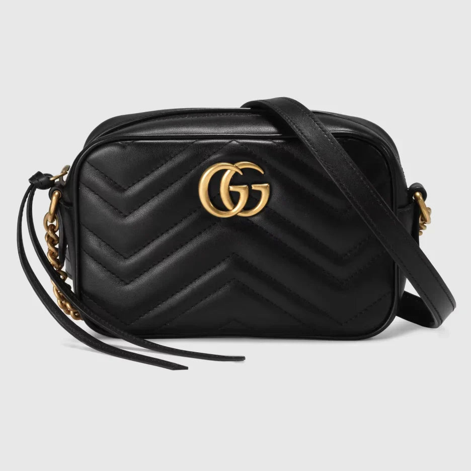 GG Marmont mini shoulder bag+GG&CC continental wallet