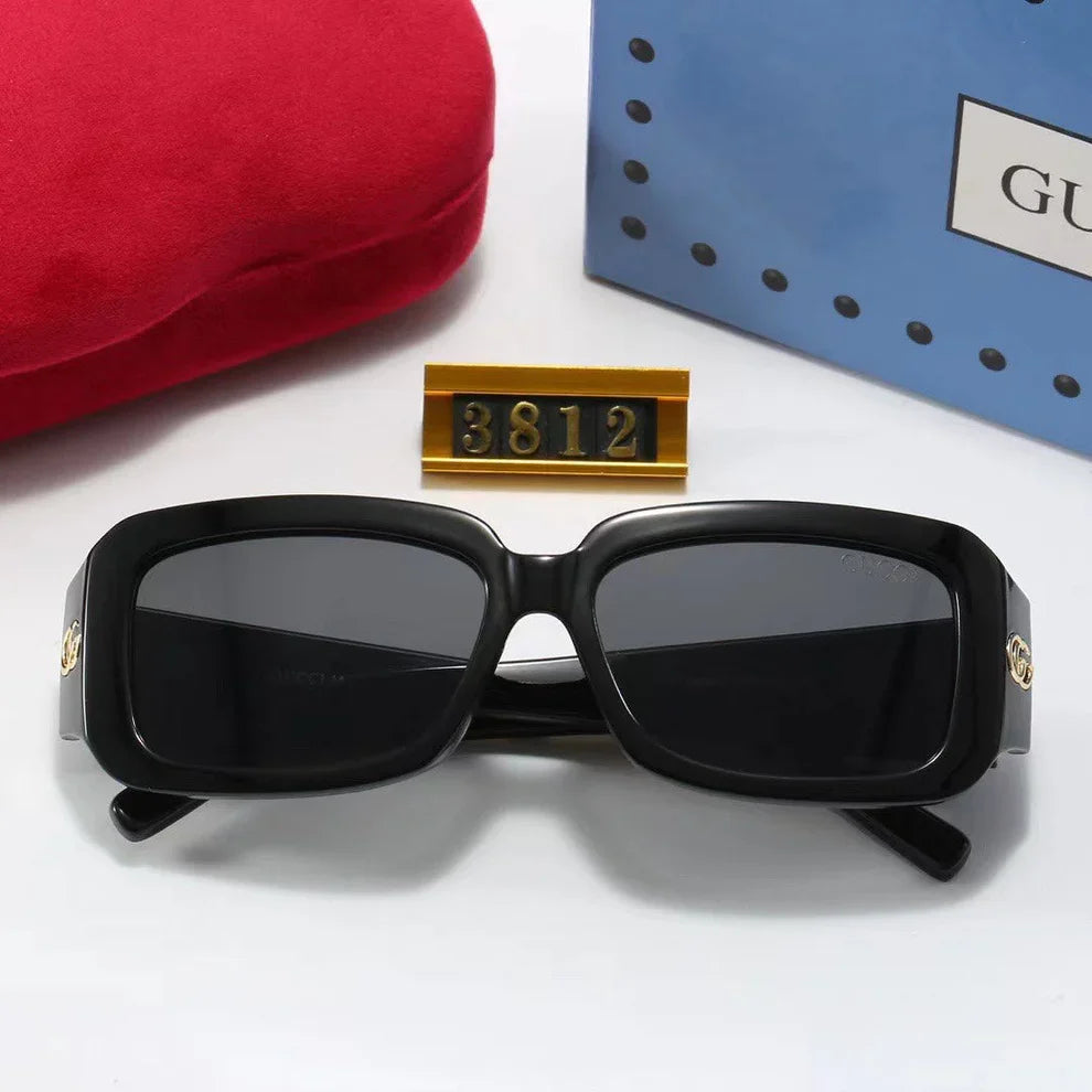 Chunky Frame Retro Sunglasses 3812