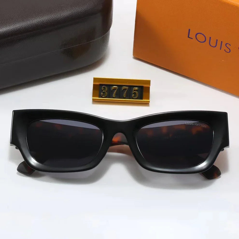 Amber Frame Retro Sunglasses 3775