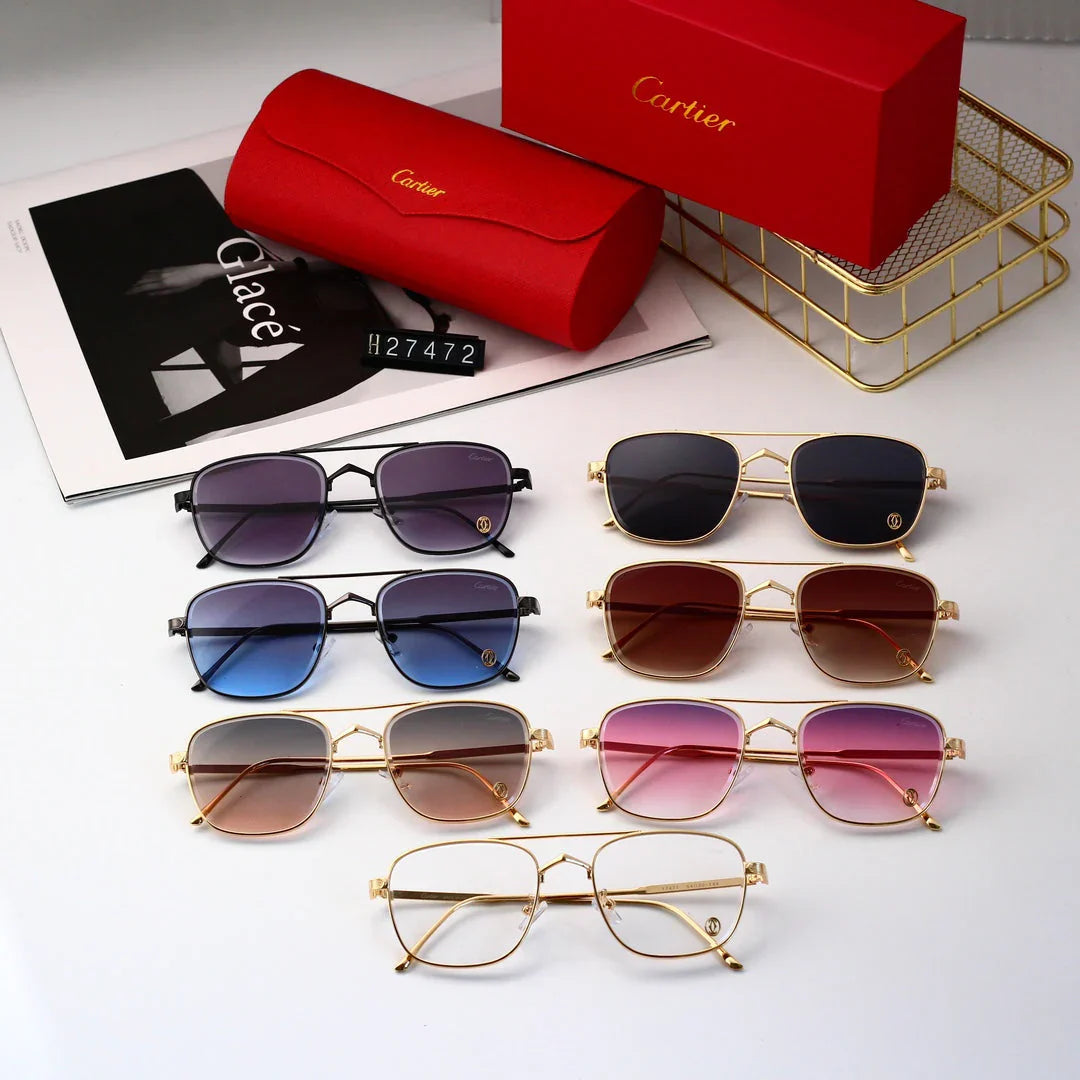 Golden Frame Sunglasses H27472