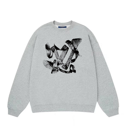 Bird Print Sweatshirt