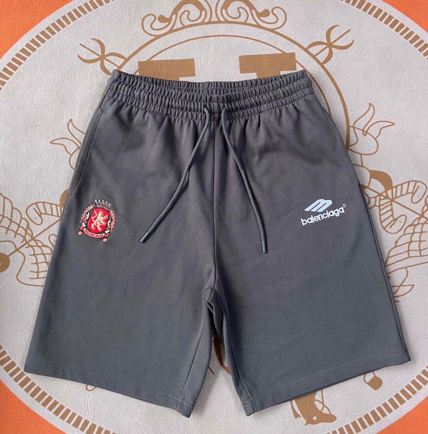 A's Cotton embroidered craft shorts