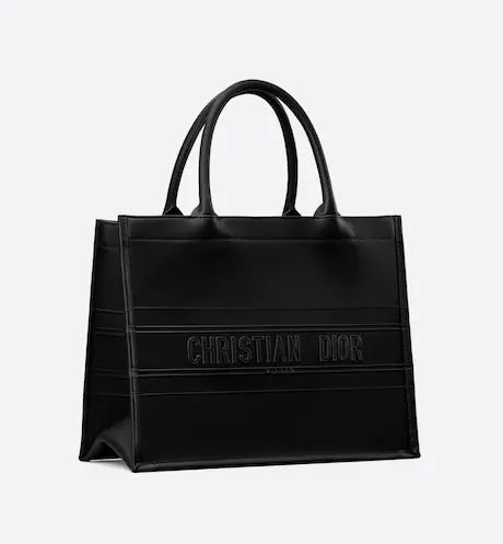 DD&OR BOOK TOTE Black Calfskin (36 x 27.5 x 16.5 cm)