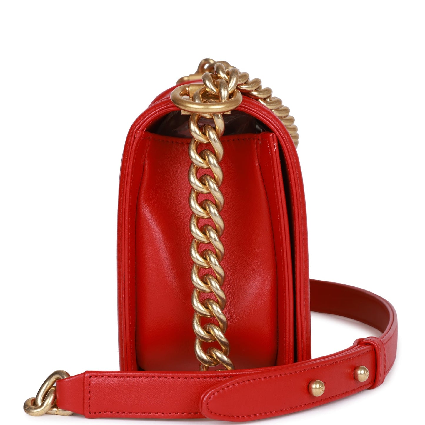 Boy Bag Red Hardware