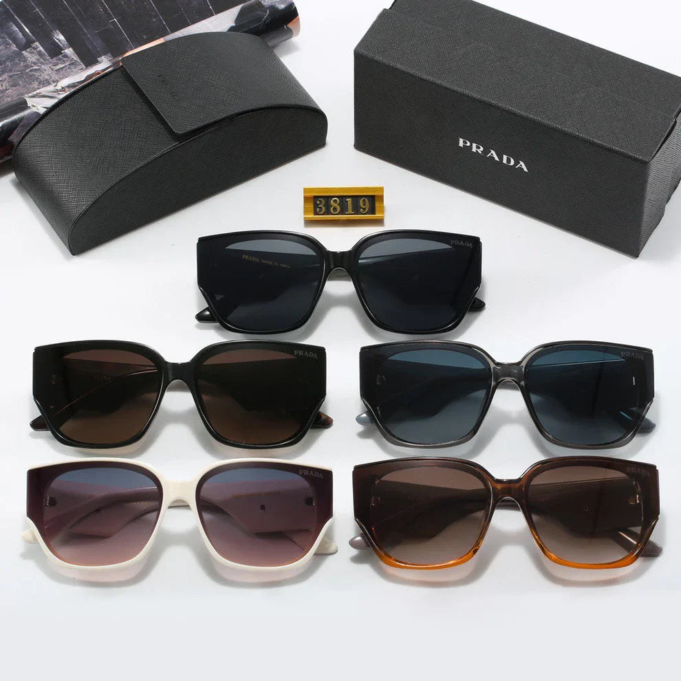 Thick Frame Retro Sunglasses  3819