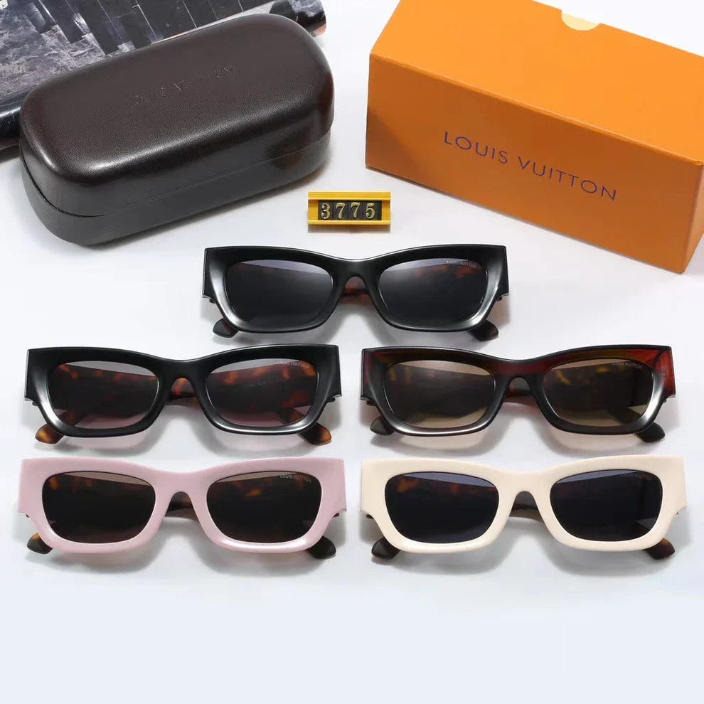 Amber Frame Retro Sunglasses 3775