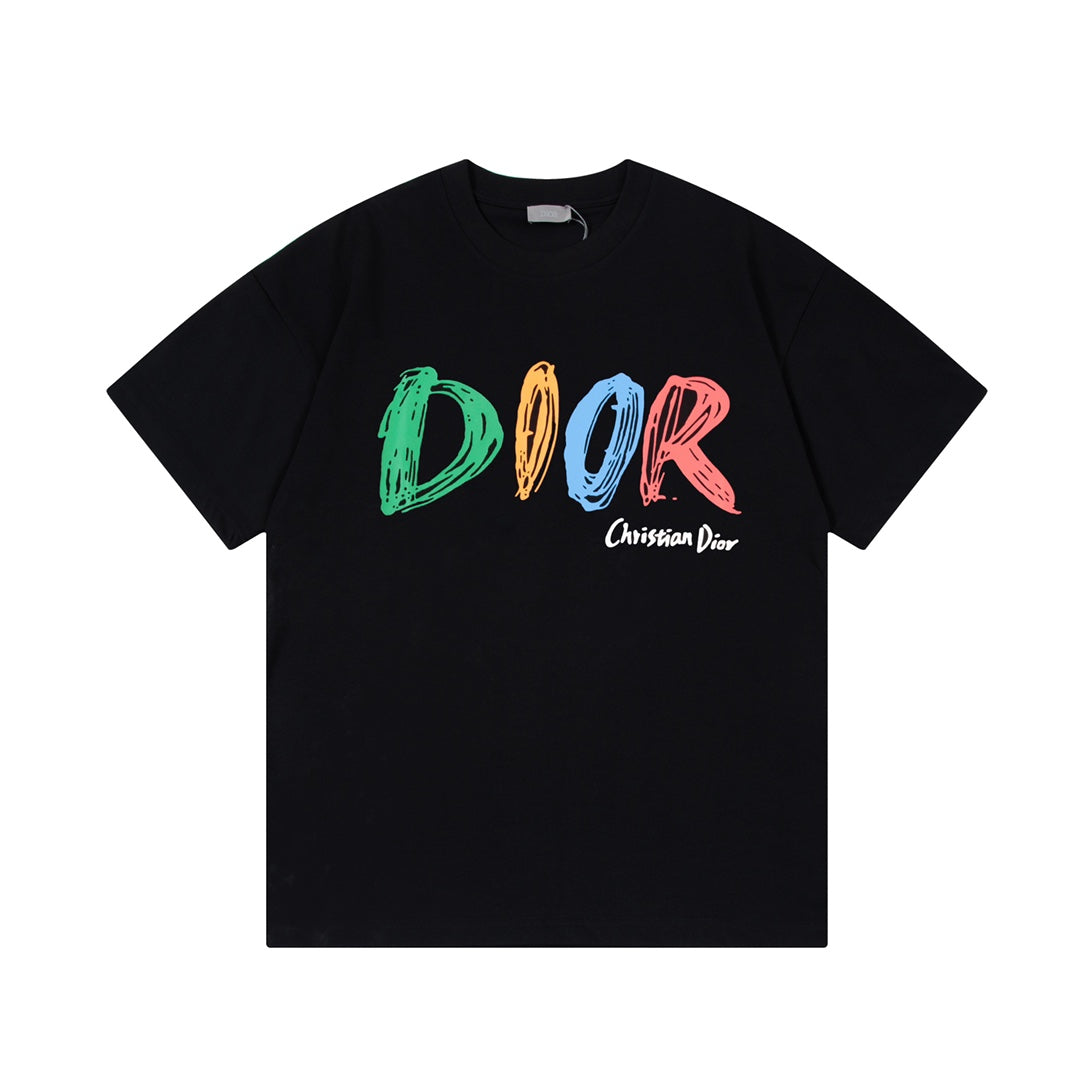 D's logo printing art graffiti style T-shirt