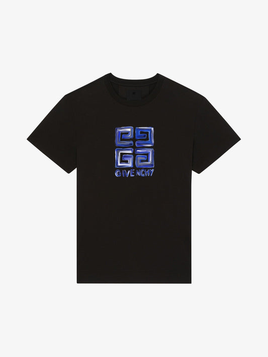 4G Multicolor Blue Print T-shirt