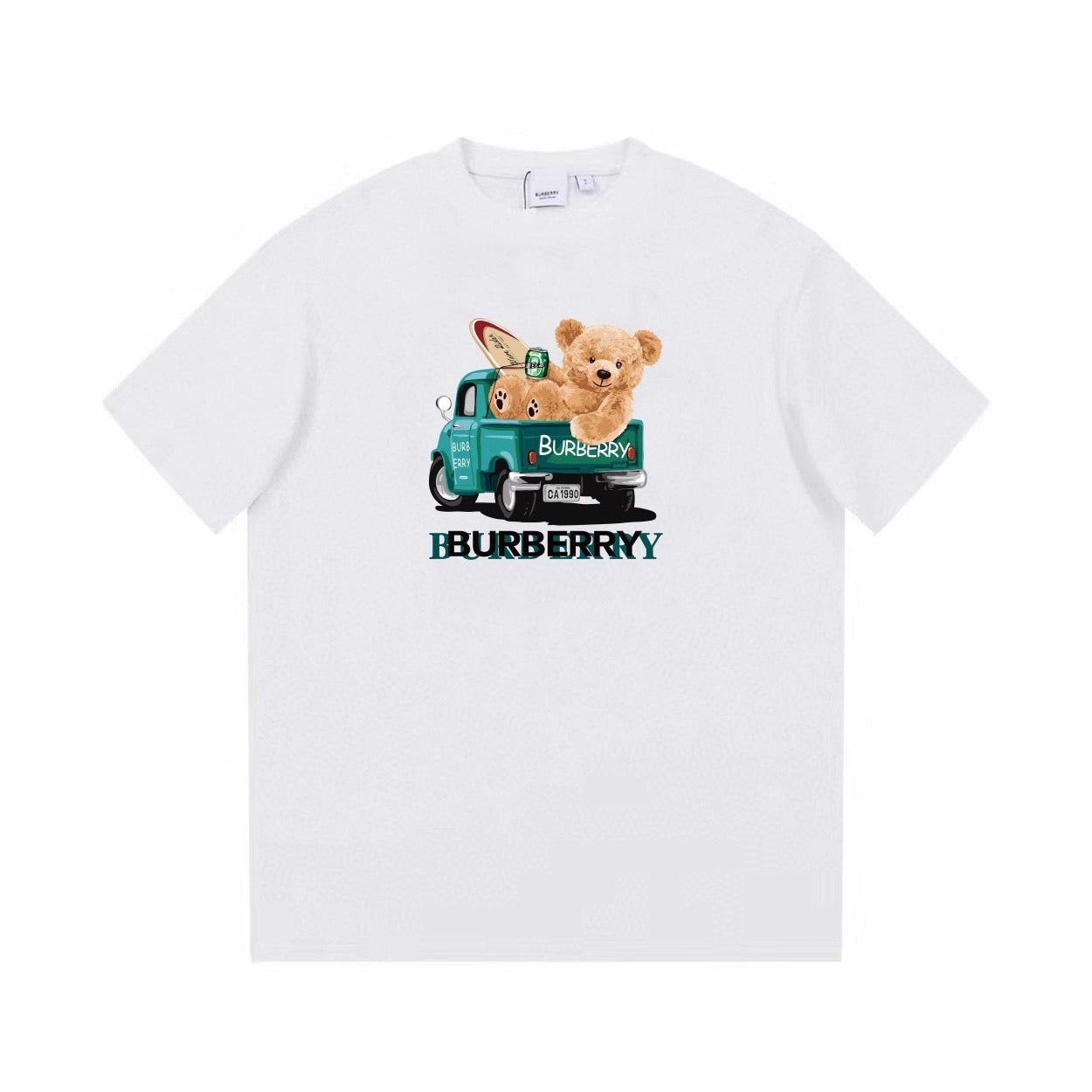 B's The Bear Laying In The Truck Print T-Shirt