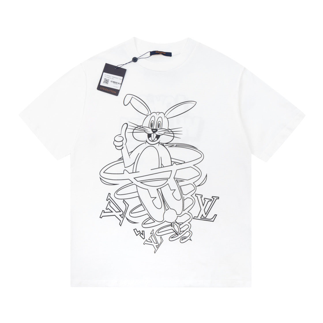 L's Bunny With Line Print T-Shirt