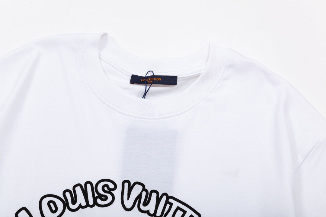 L's eighties vintage logo embroidered T-shirt