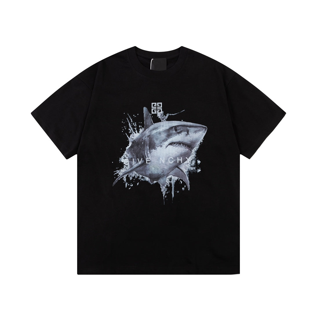 G's Shark print logo T-shirt