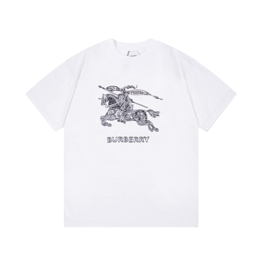 B's war Horse embroidery fashion T-shirt