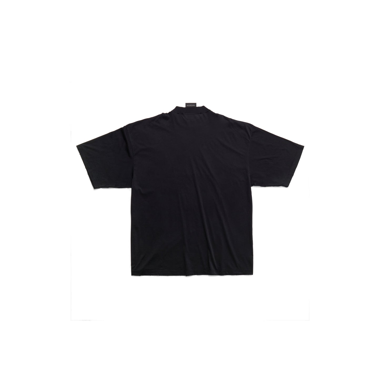 T-SHIRT LARGE FIT IN BLACK FADED