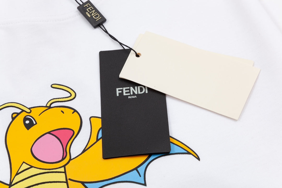 F's childhood memory co-branded cartoon printed T-shirt