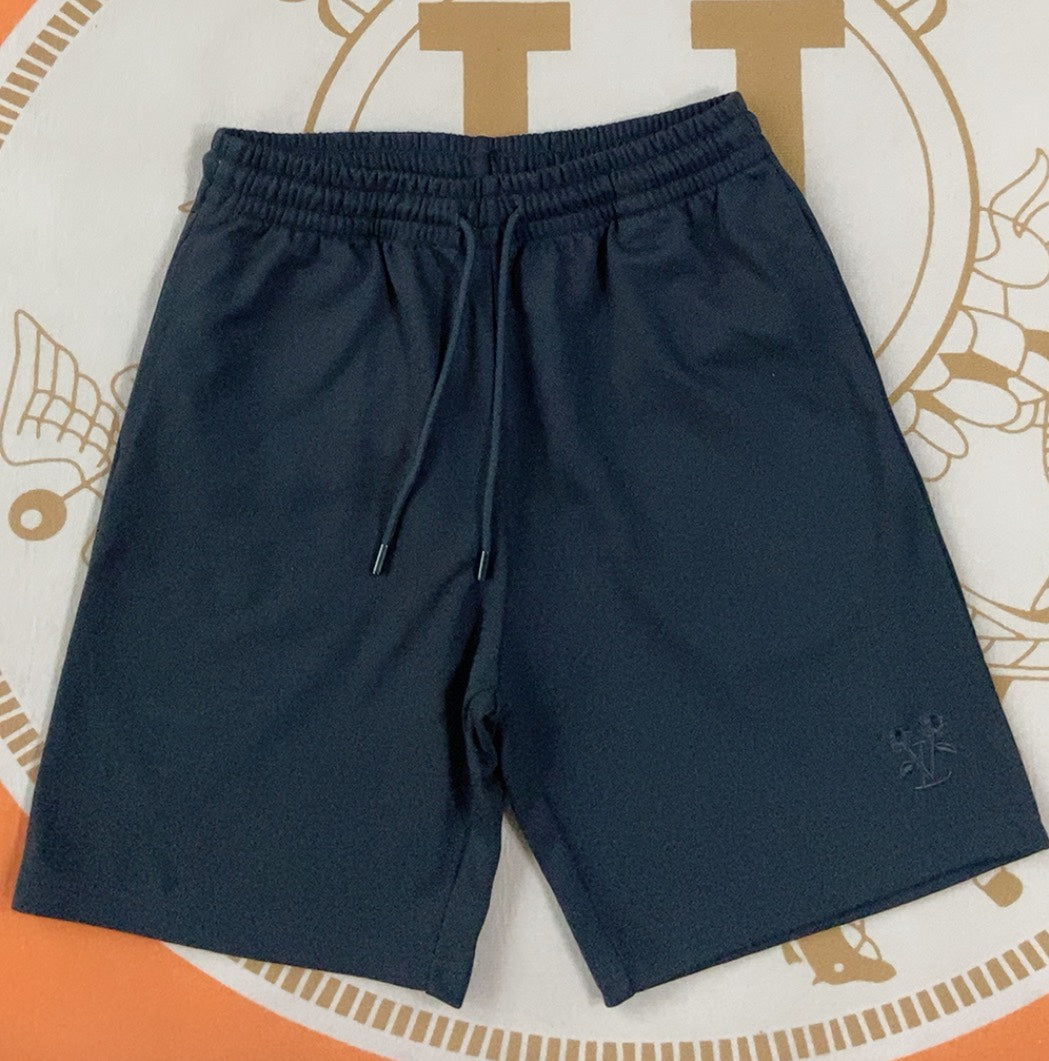 L's Cotton embroidered craft shorts