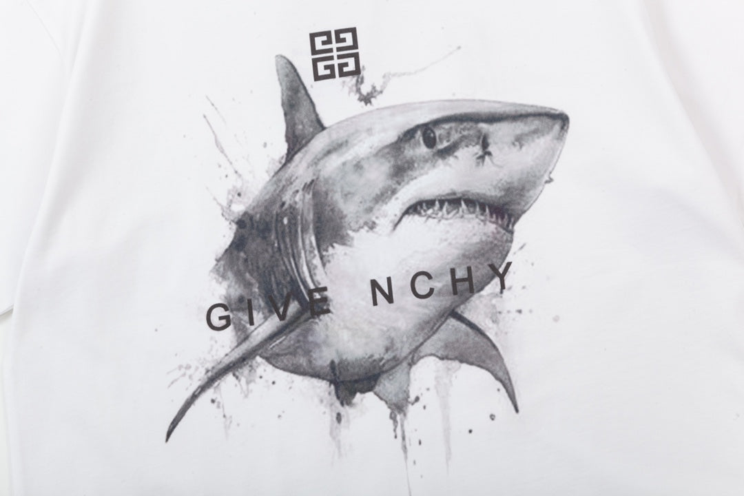 G's Shark print logo T-shirt