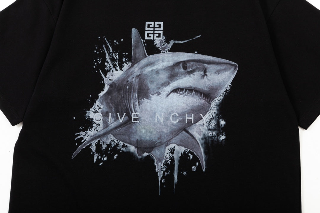 G's Shark print logo T-shirt