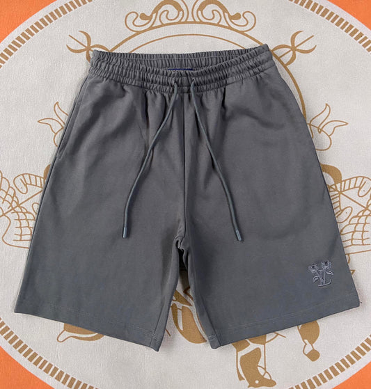 L's Cotton embroidered craft shorts