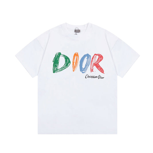 D's logo printing art graffiti style T-shirt