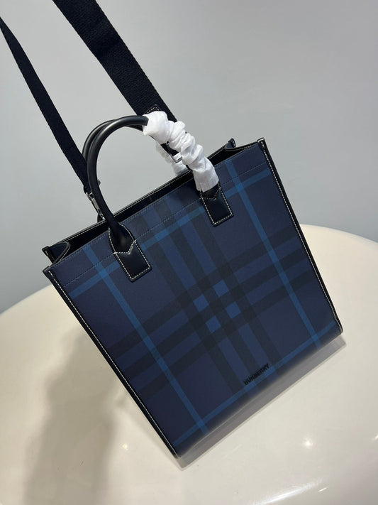 B's Blue Lines Bag