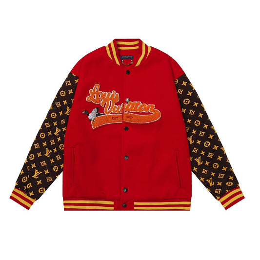 L's The 2023 Style Features A Wild Goose Red Logo Jacket