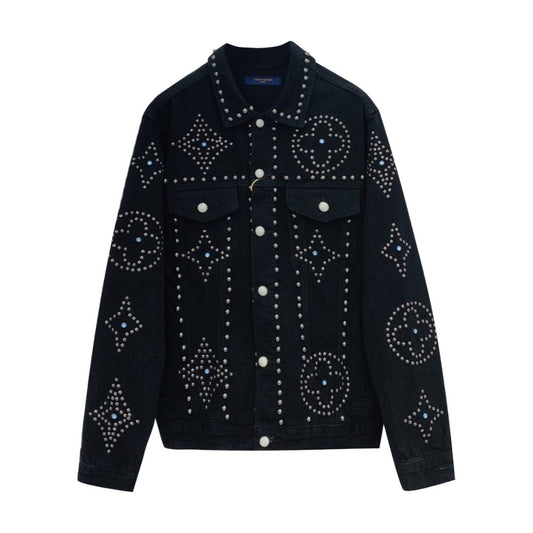 L's Pearl Pattern Logo Jacket